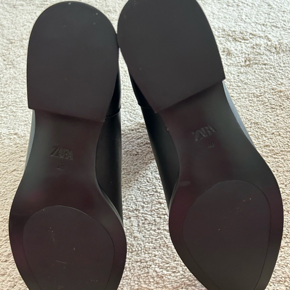 Zara Black Ankle Boots for Women - Picture 6 of 9